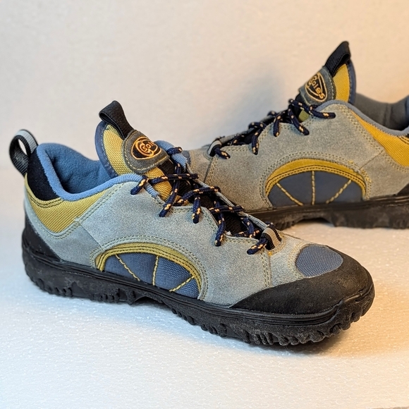NWOB Cannondale Mountain Bike Shoes Womens 9.5 US Blue/Gold Comfortable Clipless - Picture 4 of 9